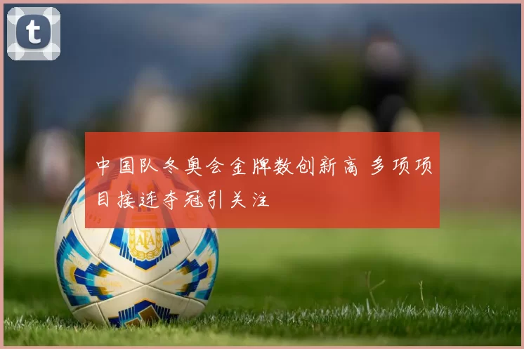 中国队冬奥会金牌数创新高 多项项目接连夺冠引关注