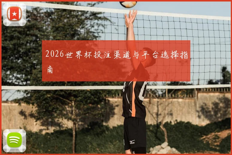 2026世界杯投注渠道与平台选择指南